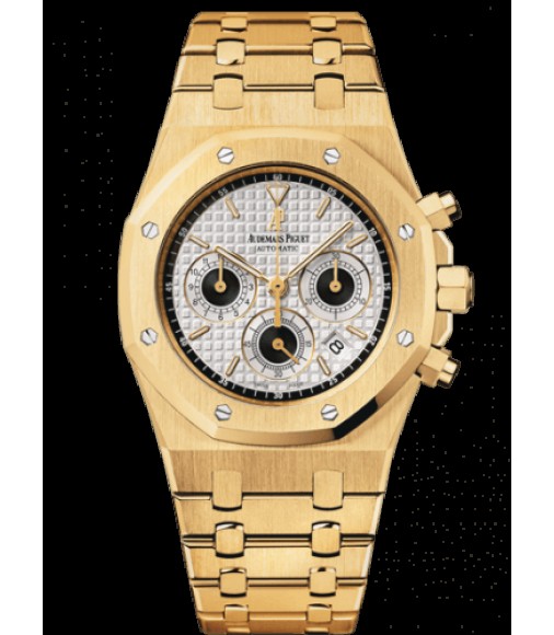 Copy Audemars Piguet Royal Oak Chronograph Yellow Gold 39mm watches 25960BA.OO.1185BA.02