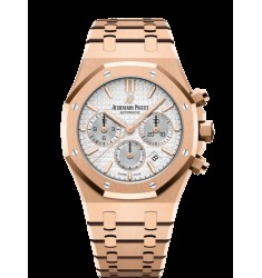 Copy Audemars Piguet Royal Oak Chronograph 38 Pink Gold/Silver 26315OR.OO.1256OR.02
