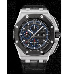 Copy Audemars Piguet Royal Oak Offshore Chronograph Platinum Case Black Dial 44 mm Mens Watch 26411PO.OO.A002CR.01