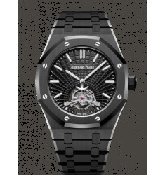 Copy Audemars Piguet Royal Oak Ultra Thin Tourbillon Ceramic/Black 26522CE.OO.1225CE.01