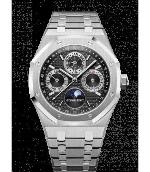 Copy Audemars Piguet Royal Oak Perpetual Calendar 41 Platinum/Black 26597PT.OO.1220PT.01