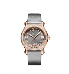 Chopard Happy Sport 18ct Rose Gold And Diamond 274808-5014 replica watch