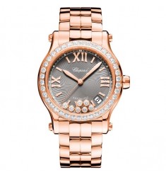 Chopard Happy Sport 18ct Rose Gold And Diamond 274808-5015 replica watch