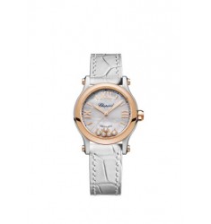 Chopard Happy Sport 30mm Automatic 18 K Rose Gold Stainless Steel And Diamonds replica watch