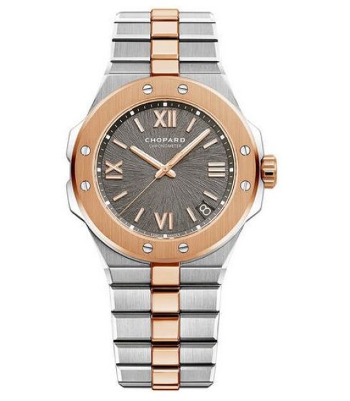 Chopard Alpine Eagle 41mm Steel and Rose Gold Gray Dial replica watch