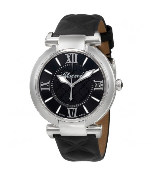 Chopard Imperiale Automatic 40mm Black Onyx Black Leather Men's replica watch