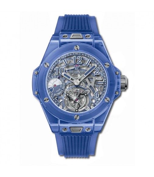 Copy Hublot Big Bang Tourbillon Power Reserve 5 days Blue Sapphire