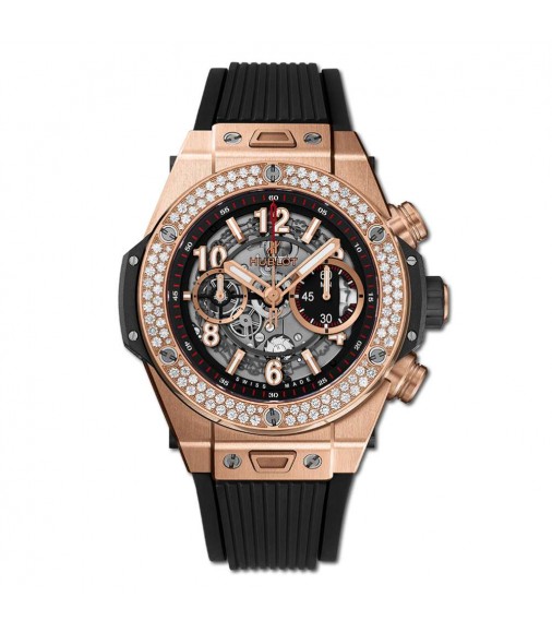 Copy Hublot Big Bang Unico King Gold Diamonds