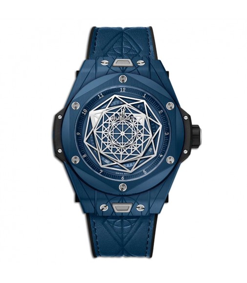 Fake Hublot Big Bang Unico Sang Bleu Ceramic Blue