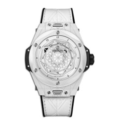 Replica Hublot Big Bang Unico Sang Bleu Ceramic White