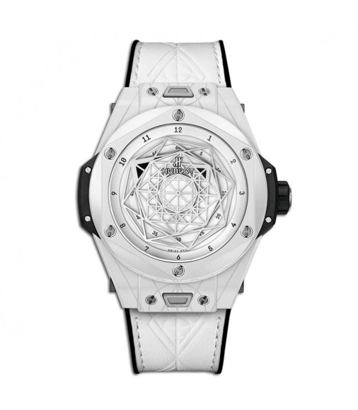 Replica Hublot Big Bang Unico Sang Bleu Ceramic White