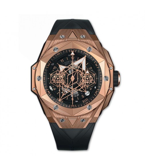 Replica Hublot Big Bang Unico Sang Bleu II King Gold