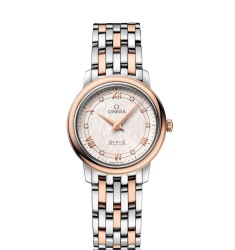 OMEGA De Ville Steel red gold Diamonds Replica Watch 424.20.27.60.52.003