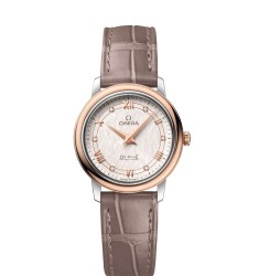 OMEGA De Ville Steel red gold Diamonds Replica Watch 424.23.27.60.52.001