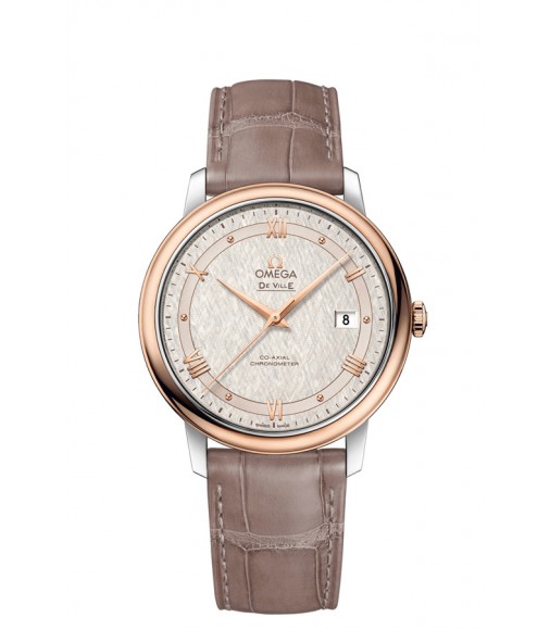 OMEGA De Ville Steel red gold Chronometer Replica Watch 424.23.40.20.02.003