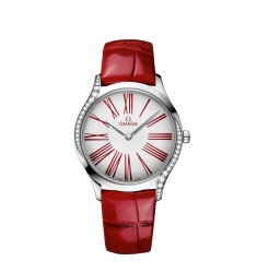 OMEGA De Ville Steel Diamonds Replica Watch 428.18.36.60.04.002