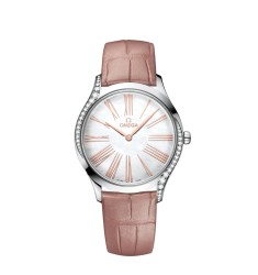 OMEGA De Ville Steel Diamonds Replica Watch 428.18.36.60.05.002
