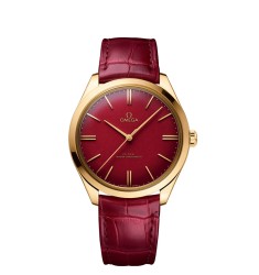 OMEGA De Ville Yellow gold Anti-magnetic Replica Watch 435.53.40.21.11.001