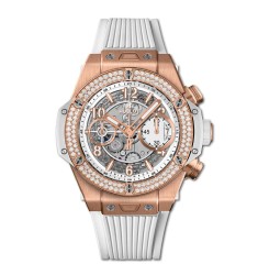 Replica Hublot Big Bang Unico King Gold White Diamonds 42mm