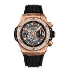 Copy Hublot Big Bang Unico King Gold Diamonds 42mm