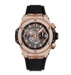 Fake Hublot Big Bang Unico King Gold Pavé 42mm