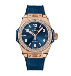 Replica Hublot Big Bang One Click King Gold Blue Diamonds