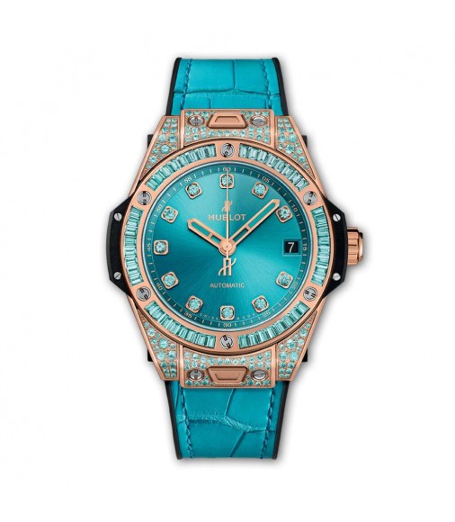 Copy Hublot Big Bang One Click King Gold Paraiba