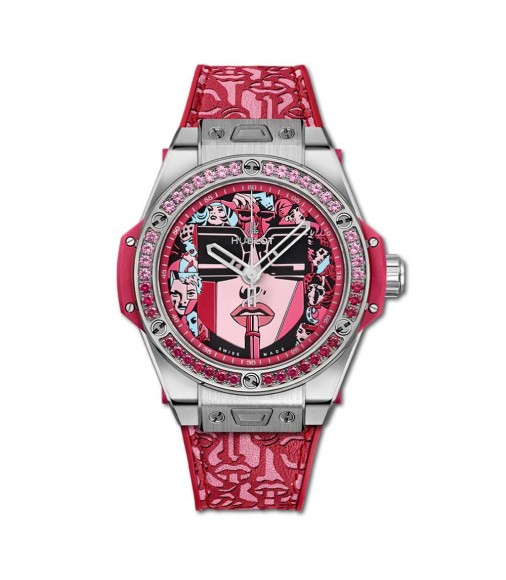 Fake Hublot Big Bang One Click Marc Ferrero Steel Red