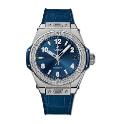 Replica Hublot Big Bang One Click Steel Blue Diamonds