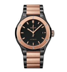 Replica Hublot Classic Fusion Ceramic King Gold Bracelet