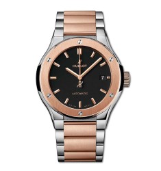 Copy Hublot Classic Fusion Titanium King Gold Bracelet