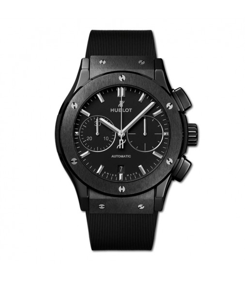 Copy Hublot Classic Fusion Chronograph Black Magic