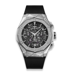 Copy Hublot Classic Fusion Aerofusion Chronograph Orlinski Titanium Alternative Pavé