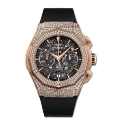 Replica Hublot Classic Fusion Aerofusion Chronograph Orlinski King Gold Pavé