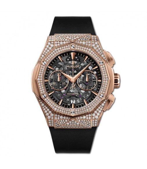 Replica Hublot Classic Fusion Aerofusion Chronograph Orlinski King Gold Pavé