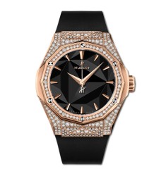 Fake Hublot Classic Fusion Orlinski King Gold Pavé