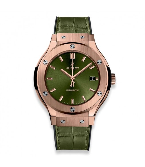 Fake Hublot Classic Fusion Green King Gold 38mm