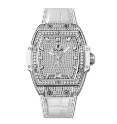 Copy Hublot Spirit Of Big Bang Titanium White Full Pavé