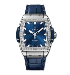 Copy Hublot Spirit Of Big Bang Titanium Blue Diamonds