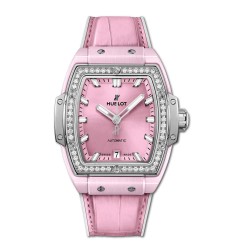 Fake Hublot Spirit Of Big Bang Pink Ceramic Titanium Diamonds