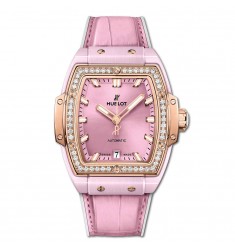 Replica Hublot Spirit Of Big Bang Pink Ceramic King Gold Diamonds