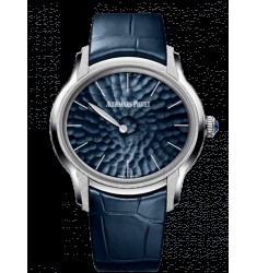 Fake Audemars Piguet Millenary Frosted Gold Philosophique White Gold/Blue 77266BC.GG.A326CR.01