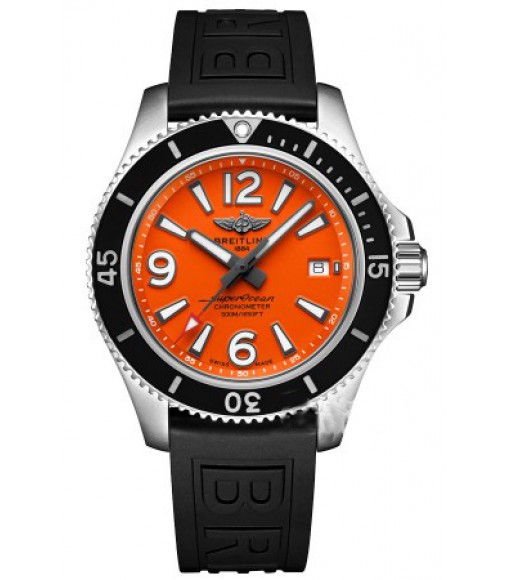 Breitling Superocean II 42 Steel Orange Dial A17366d71o1s1