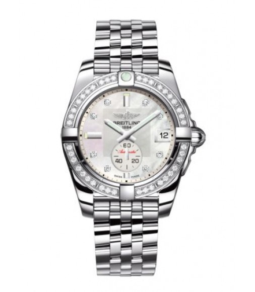 Breitling Galactic 36 Automatic Chronometer Diamond Dial & Bezel A3733053/A717-376A