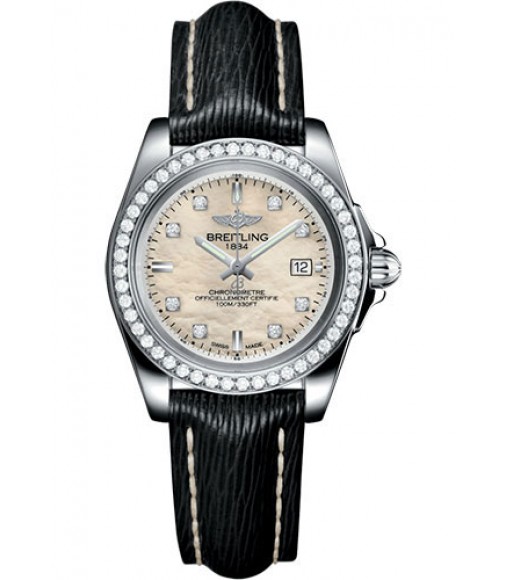 Breitling Galactic 32 Sleek Edition Steel/Diamonds A7133053/A801/208X/A14BA.1