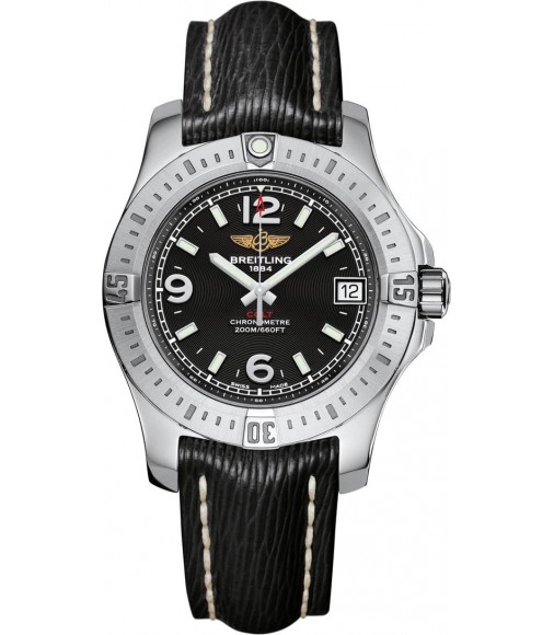 Breitling Chronomat Quartz Women Replica Watch with Leather Strap