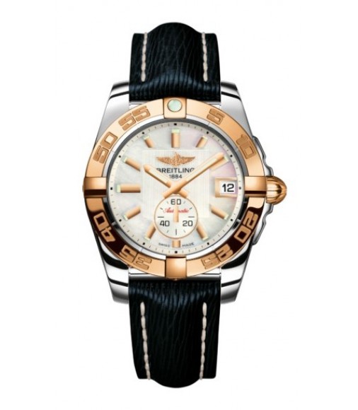 Breitling Galactic 36 Automatic Steel-Rose Gold Sahara Strap Replica Watch C3733012/A724/213X/A16BA.1