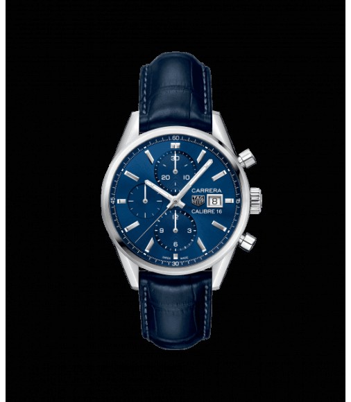 TAG Heuer Carrera Calibre 16 Chronograph Automatic Blue Dial Men's replica