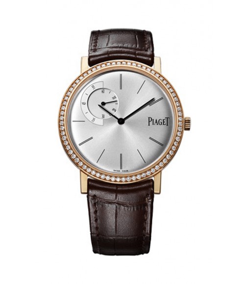 Piaget Altiplano Silver Dial 18K Rose Gold Diamond G0A36118