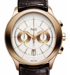 Piaget Gouverneur G0A37112 Automatic Silver Dial Brown Leather Men's Replica Watch 